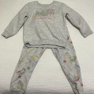 Disney Princess 2 piece sweat suit